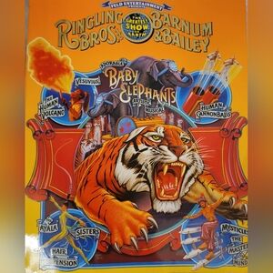1999 Ringling Bros Barnum & Bailey Baby Elephants Souvenir Program Pittsburgh PA